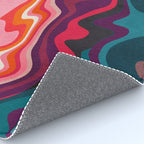 liquid shapes Rug Gallery Image 4