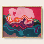 liquid shapes Serving Tray Gallery Image 1