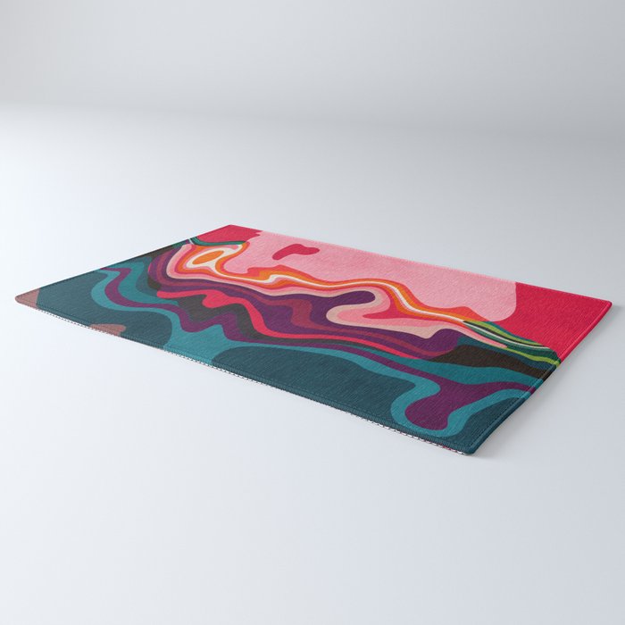 liquid shapes Rug Gallery Image 3