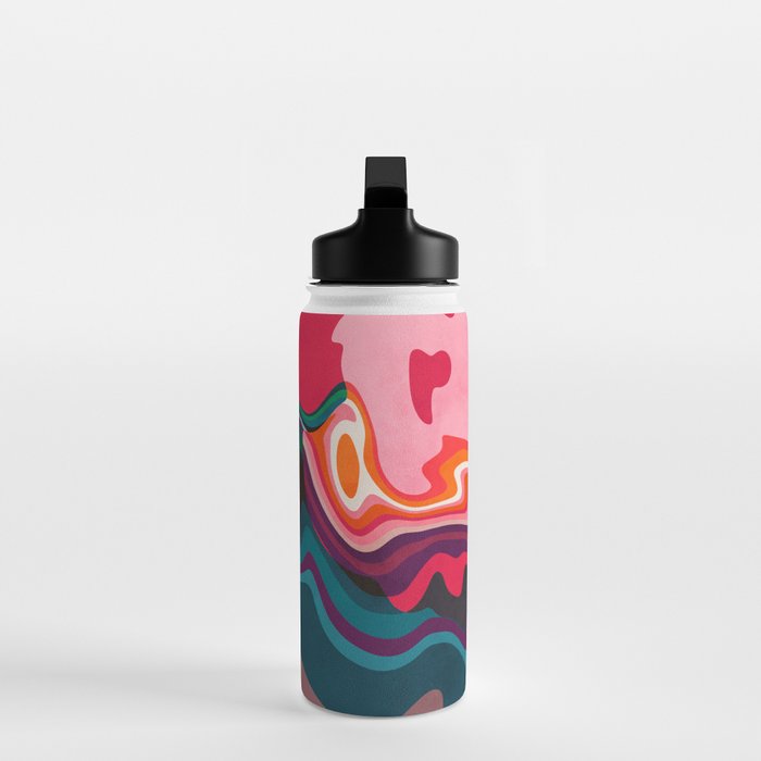 liquid shapes Water Bottle Gallery Image 3