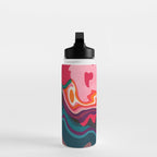 liquid shapes Water Bottle Gallery Image 3