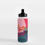 liquid shapes Water Bottle Gallery Image 2