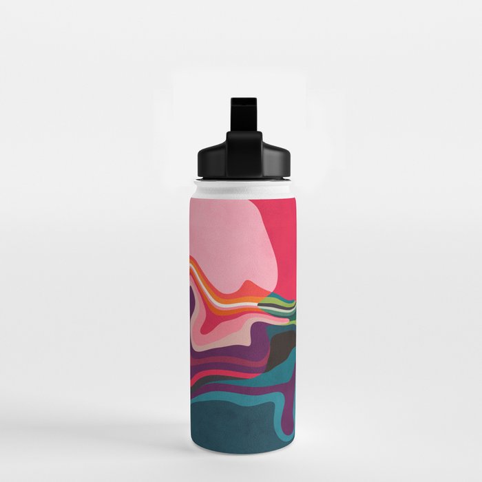 liquid shapes Water Bottle Gallery Image 2