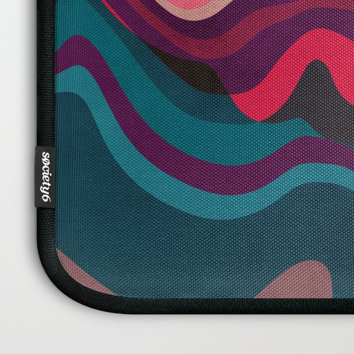liquid shapes Laptop Sleeve Gallery Image 3