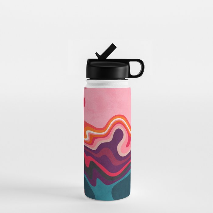 liquid shapes Water Bottle Gallery Image 1