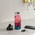liquid shapes Water Bottle Gallery Image 4
