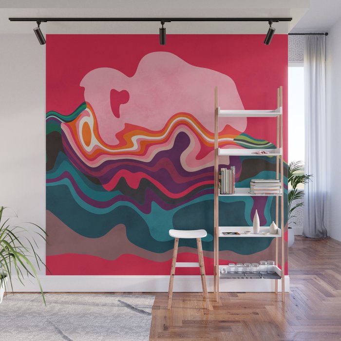 liquid shapes Wall Mural Gallery Image 1