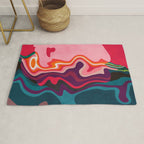 liquid shapes Rug Gallery Image 1