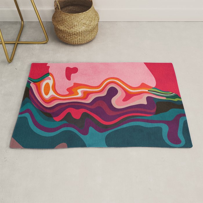 liquid shapes Rug Gallery Image 1