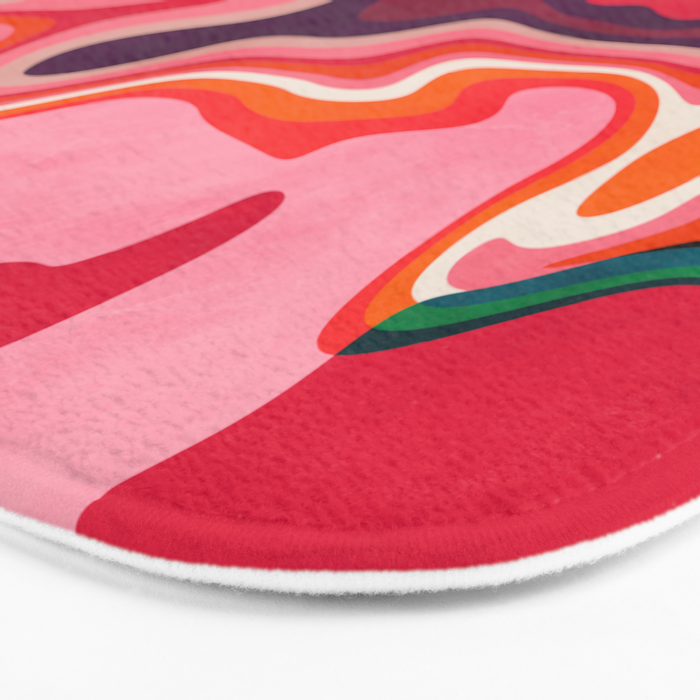 liquid shapes Bath Mat Gallery Image 3
