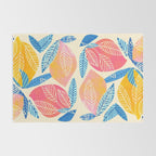 Pop Mangoes Tropical Fruit Series Rug Gallery Image 2