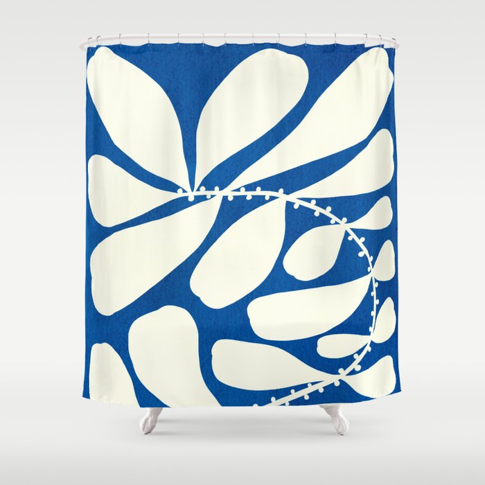Abstract-botanical 33 Shower Curtain Gallery Image 1