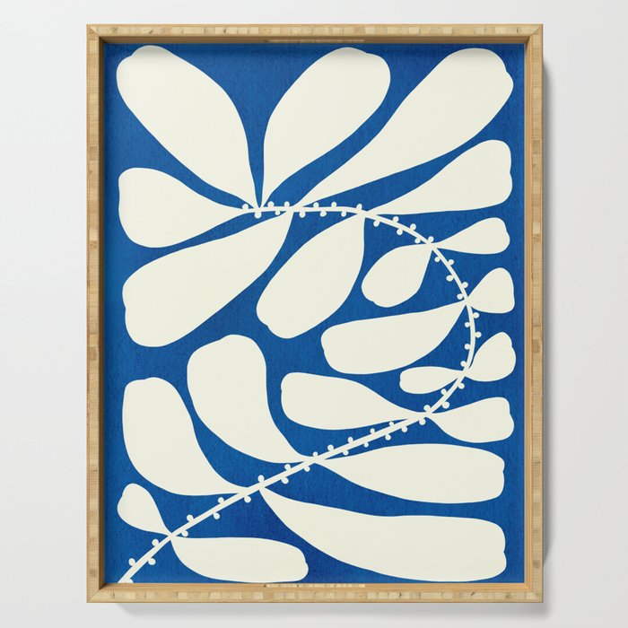 Abstract-botanical 33 Serving Tray Gallery Image 1