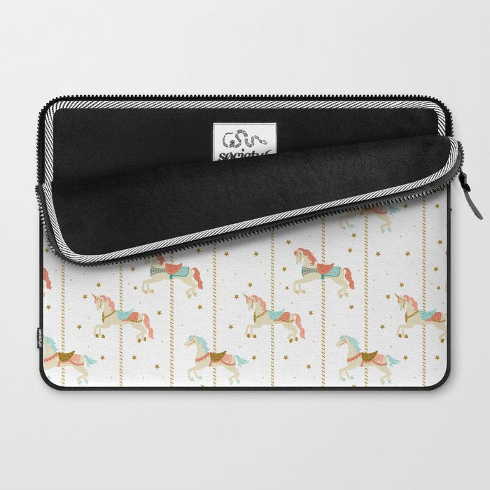 Carousel Horses Laptop Sleeve Gallery Image 2