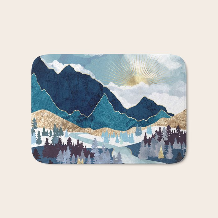 Valley Sunrise Bath Mat Gallery Image 1