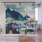 Valley Sunrise Wall Mural Gallery Image 1