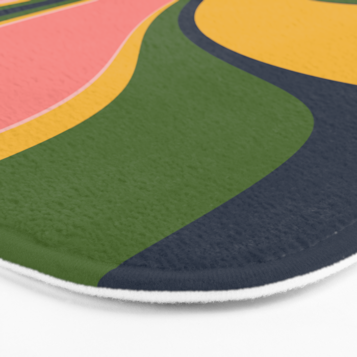 Spring Color Swirl Bath Mat Gallery Image 3