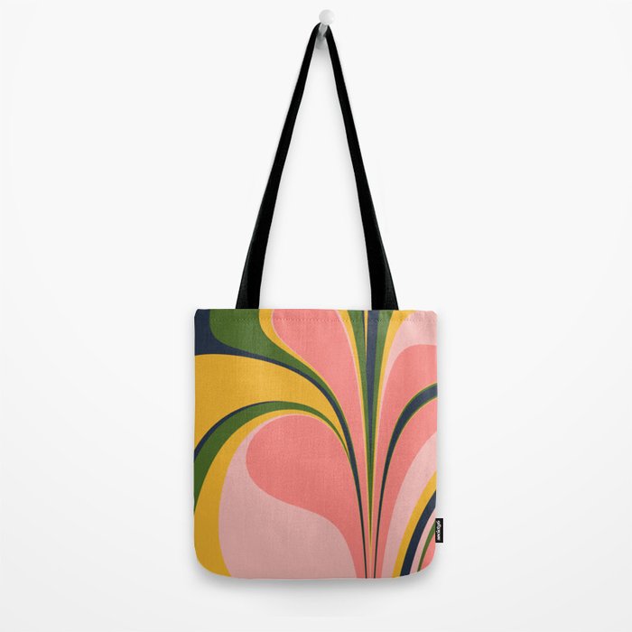 Spring Color Swirl Tote Bag Gallery Image 2