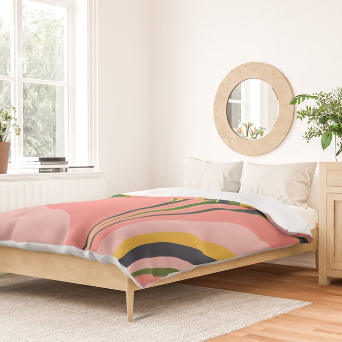 Spring Color Swirl Duvet Cover Gallery Image 2