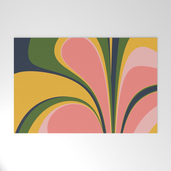 Spring Color Swirl Welcome Mat Gallery Image 1