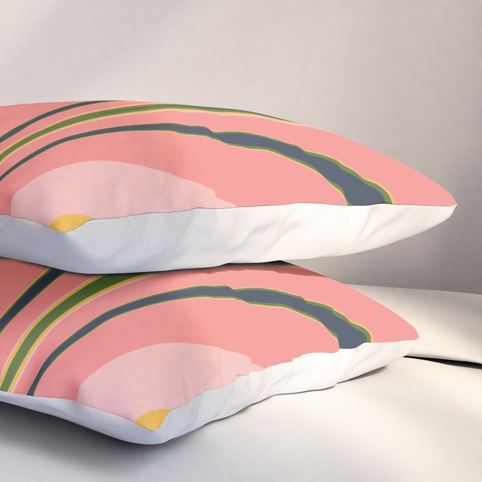 Spring Color Swirl Pillow Sham Gallery Image 3