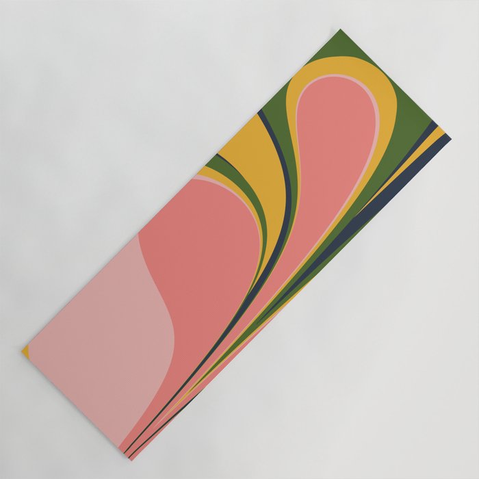 Spring Color Swirl Yoga Mat Gallery Image 1