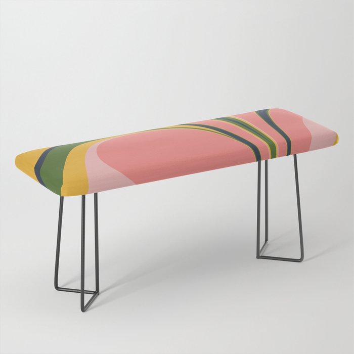 Spring Color Swirl Bench Gallery Image 1