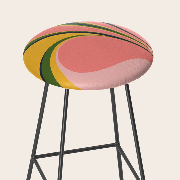 Spring Color Swirl Stool Gallery Image 2