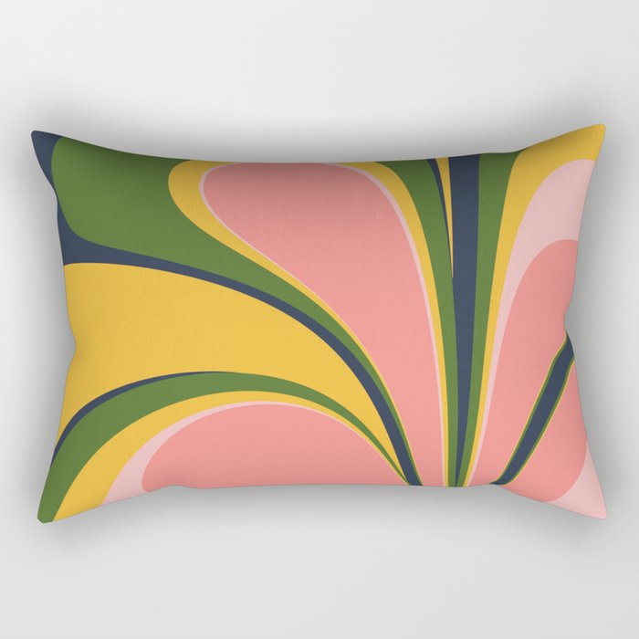 Spring Color Swirl Rectangular Pillow Gallery Image 2