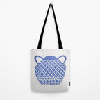 Linocut Vase #7 Tote Bag Gallery Image 2