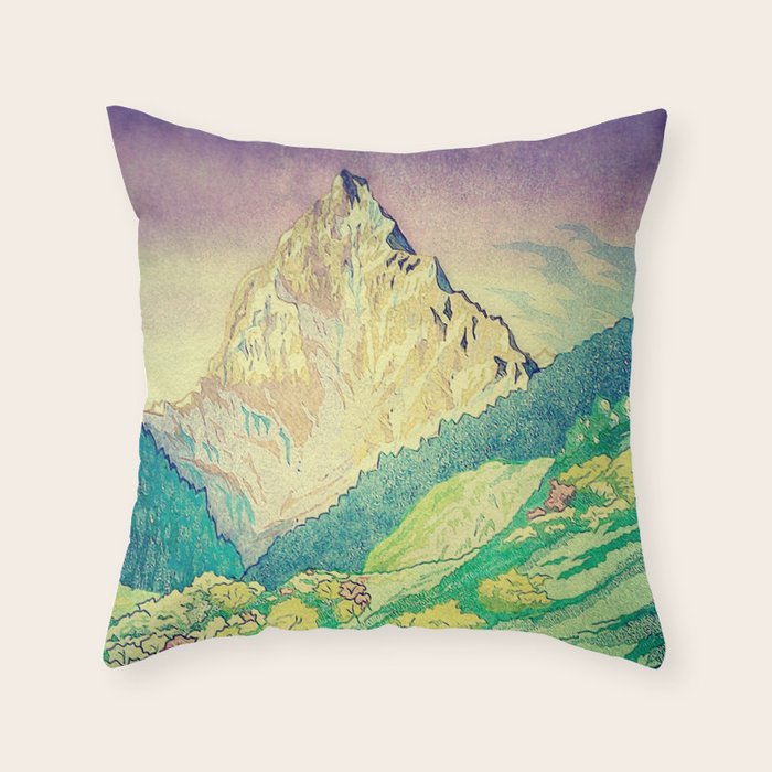 Sleeping in Colours at Minna Throw Pillow Gallery Image 6