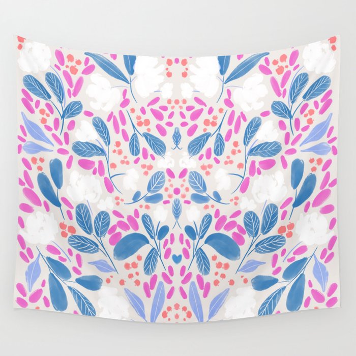 Flowing Buds Wall Tapestry Gallery Image 4