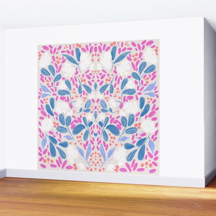 Flowing Buds Wall Mural Gallery Image 2