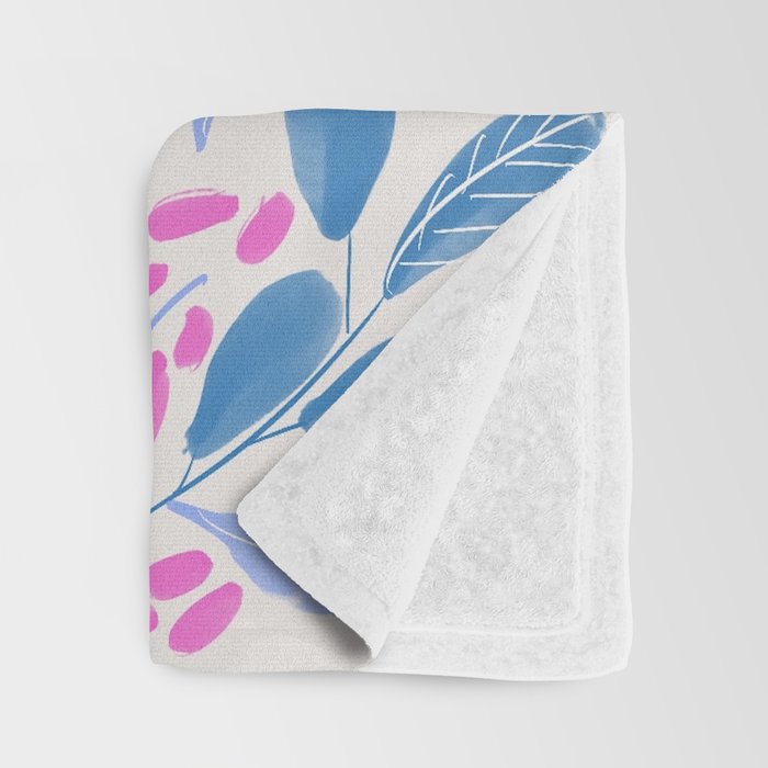 Flowing Buds Throw Blanket Gallery Image 3