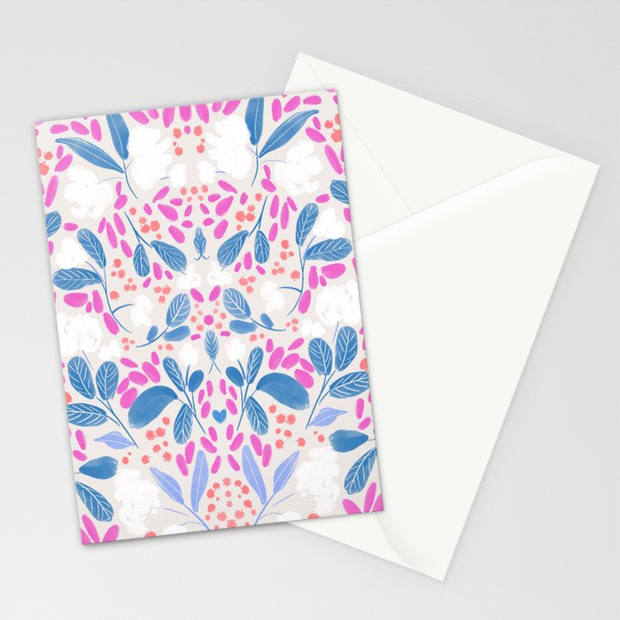 Flowing Buds Stationery Card Gallery Image 2