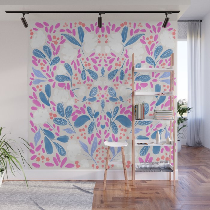 Flowing Buds Wall Mural Gallery Image 1