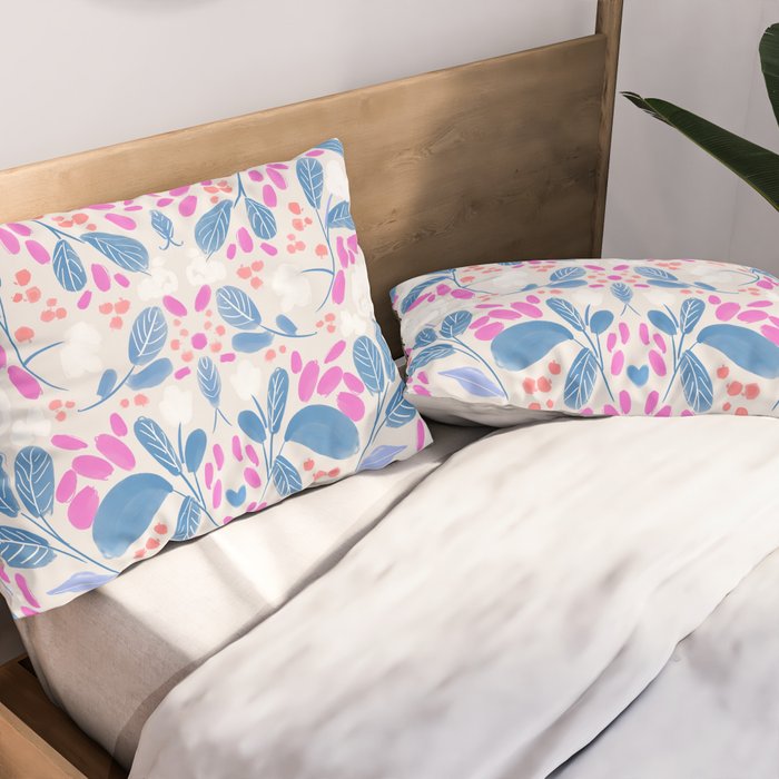 Flowing Buds Pillow Sham Gallery Image 2