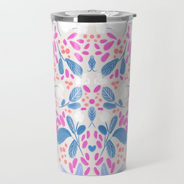 Flowing Buds Travel Mug Gallery Image 1