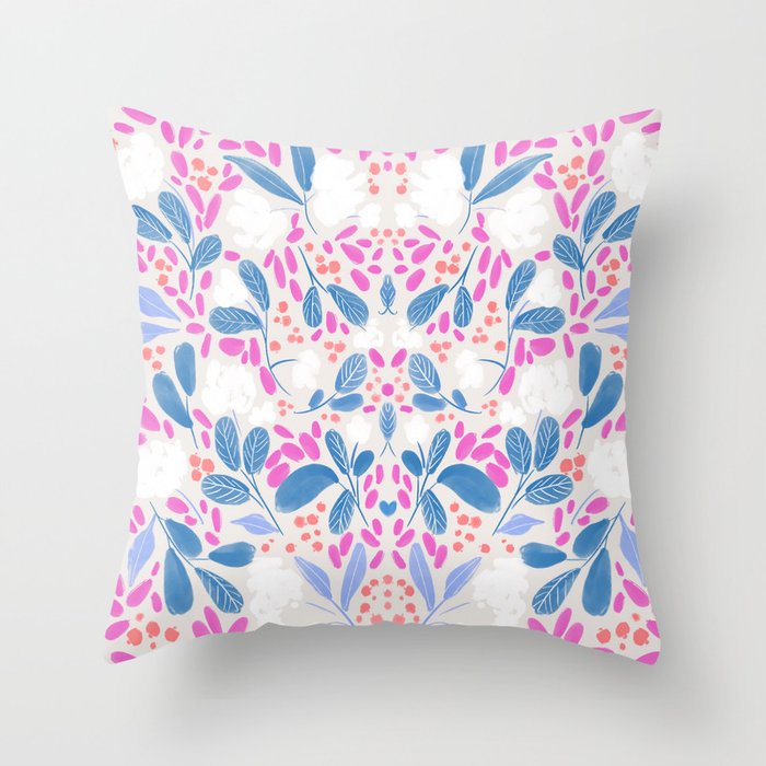 Flowing Buds Throw Pillow Gallery Image 6