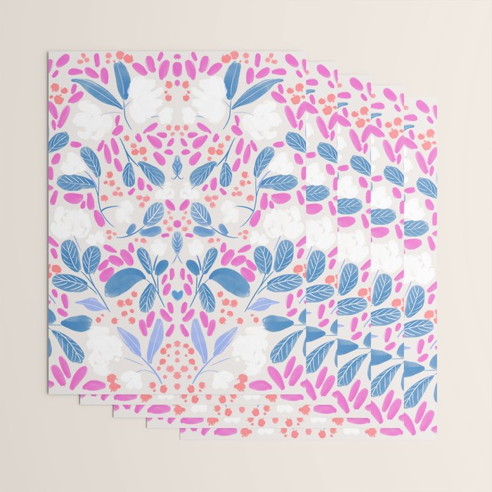 Flowing Buds Wrapping Paper Gallery Image 3