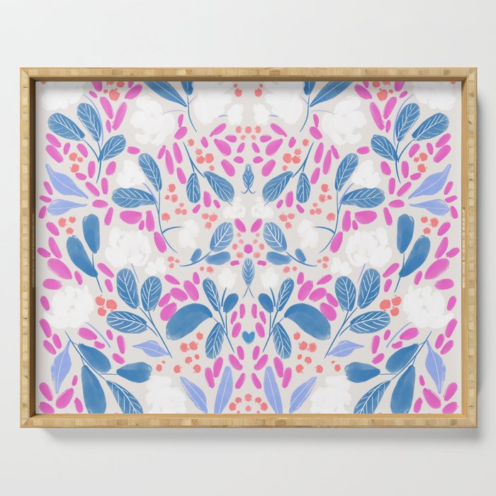 Flowing Buds Serving Tray Gallery Image 1