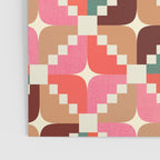 Winter Retro Quilt Pattern Poster Gallery Image 3