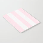 Luxury Striped Pastel Pink Notebook Gallery Image 2