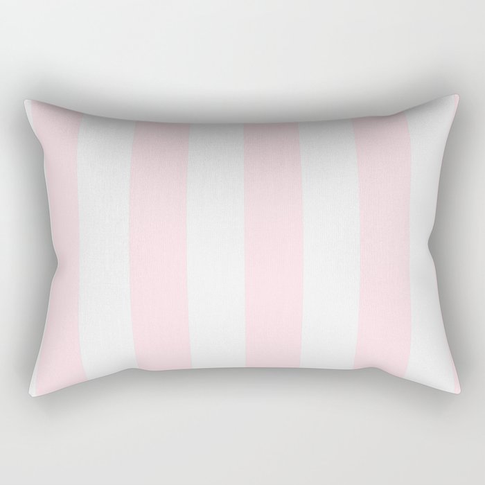 Luxury Striped Pastel Pink Rectangular Pillow Gallery Image 2