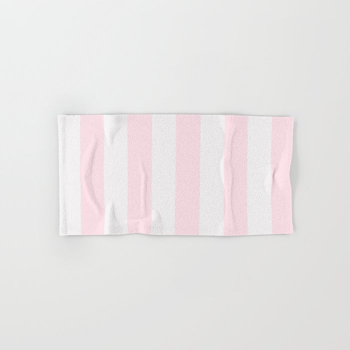 Luxury Striped Pastel Pink Bath Towel Gallery Image 1