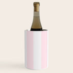 Luxury Striped Pastel Pink Wine Chiller Gallery Image 2
