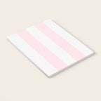 Luxury Striped Pastel Pink Notebook Gallery Image 3