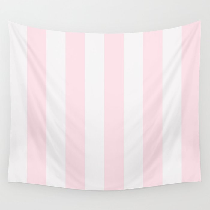 Luxury Striped Pastel Pink Wall Tapestry Gallery Image 4