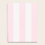 Luxury Striped Pastel Pink Notebook Gallery Image 4
