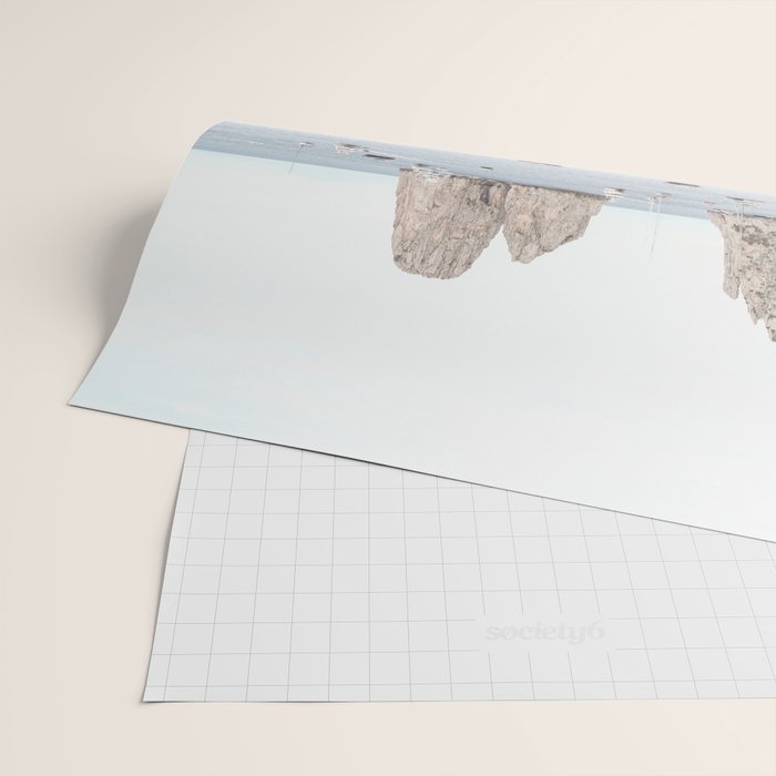 Capri Island Summer Photo | Bagni di Maria Beach Club Art Print | Italy Landscape Travel Photography Wrapping Paper Gallery Image 2